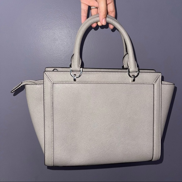 Michael Kors Gray Hand Bag - Picture 15 of 16